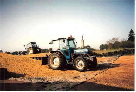 Octobre 2001 chantier d`ensilage